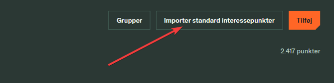 punkterImporterStandard